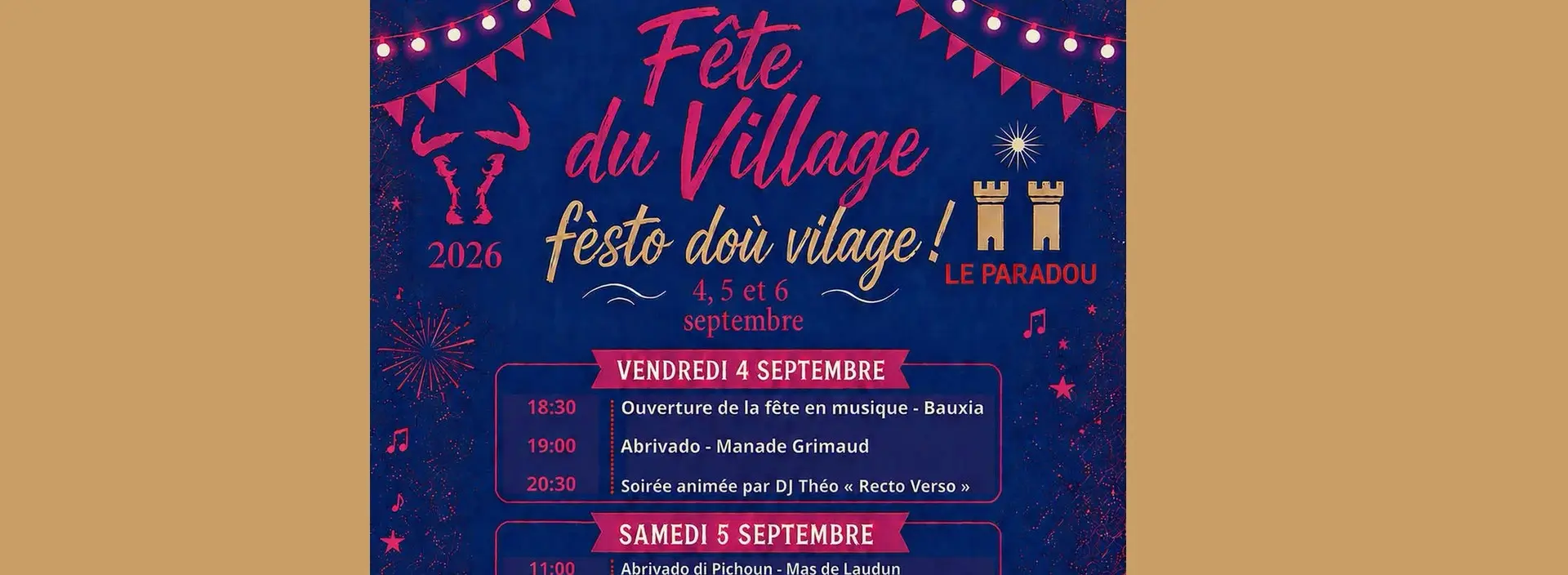 Fêtes du village au Paradou