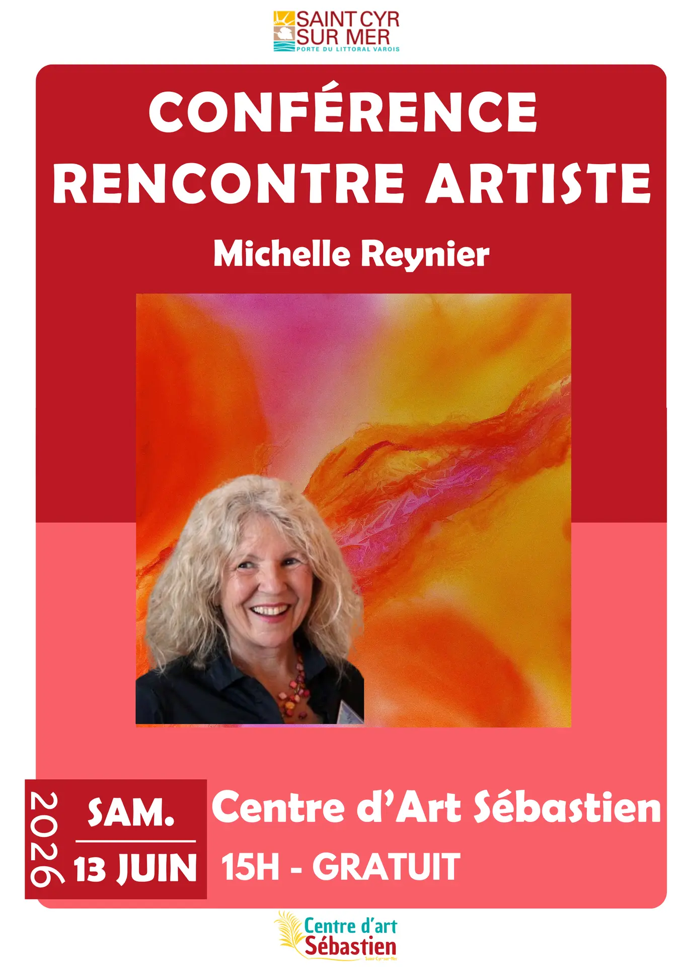 Conférence rencontre artiste Michelle Reynier