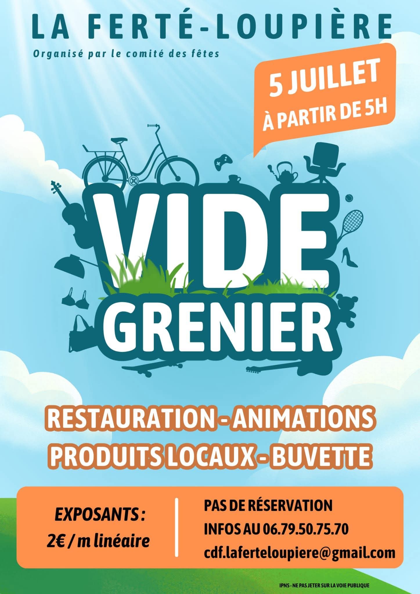 Vide-Grenier à La Ferté-Loupière