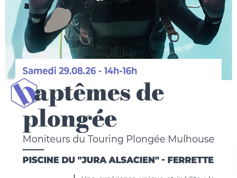 Baptême de plongée - À partir de 8 ans