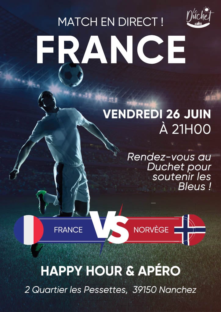 Retransmission du match France / Norvège