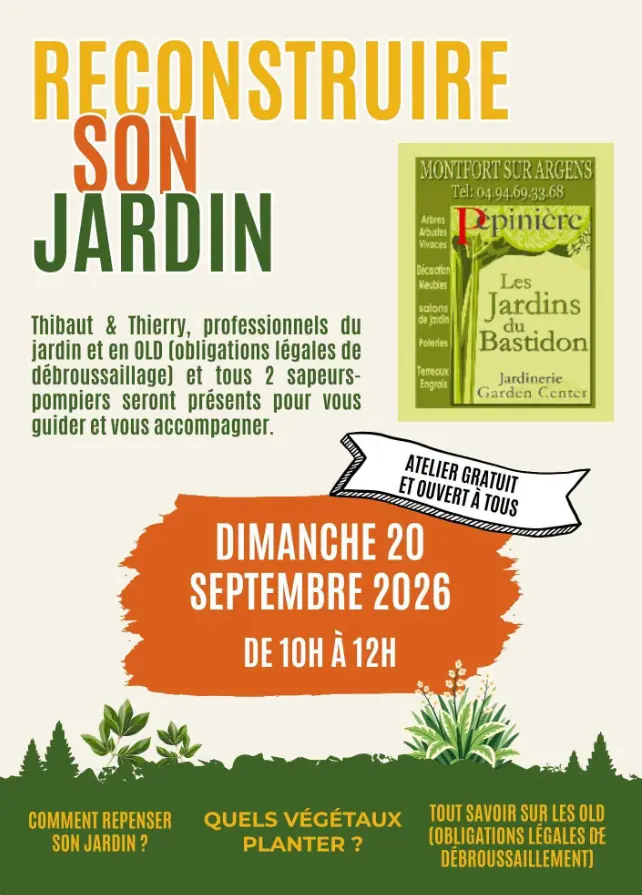Atelier : Reconstruire son jardin