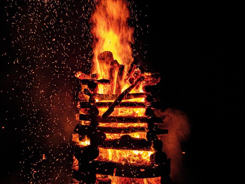 Feu de la Saint-Jean à Longemer