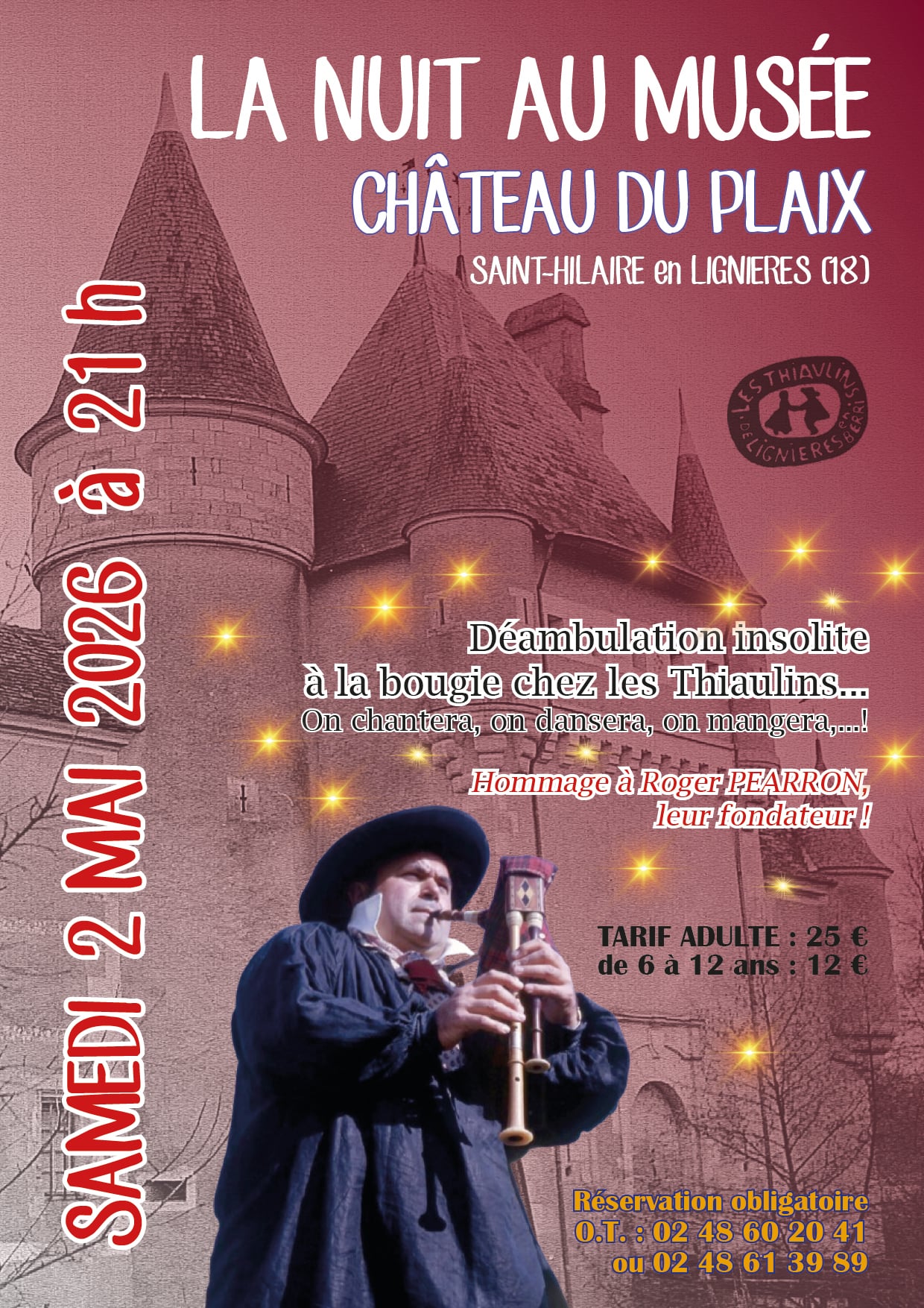 Nuit au musée au Château du Plaix