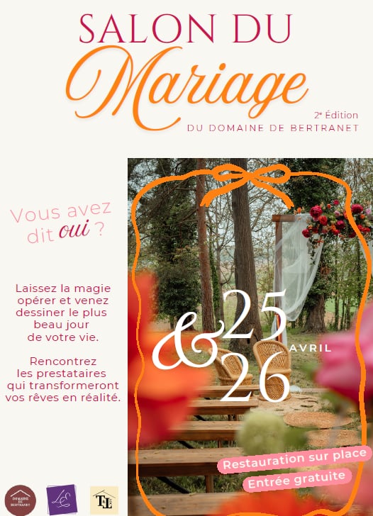 Salon du mariage au Domaine de Bertranet