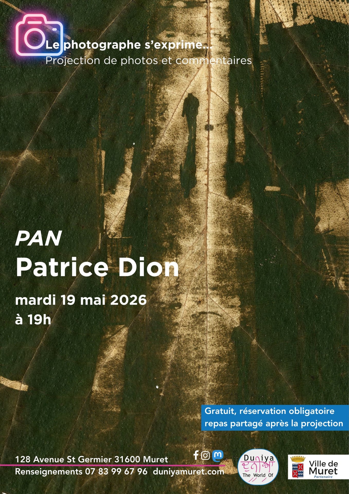 LE PHOTOGRAPHE S'EXPRIME : PAN, PATRICE DION
