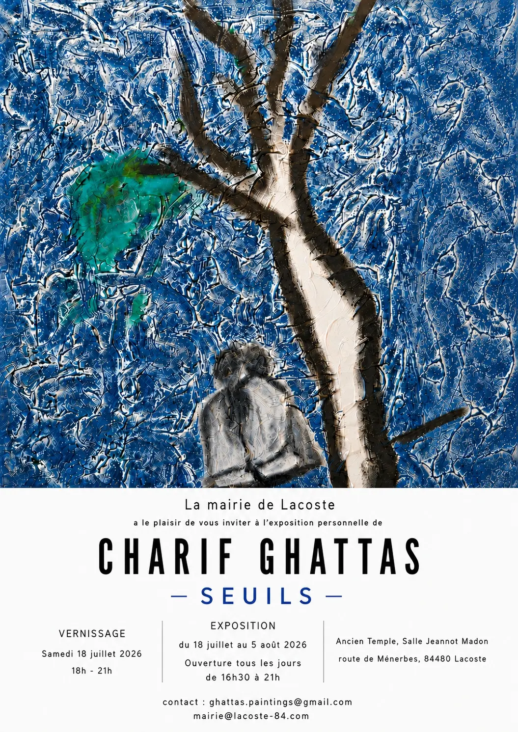 Exposition personnelle  "SEUILS" de CHARIF GHATTAS