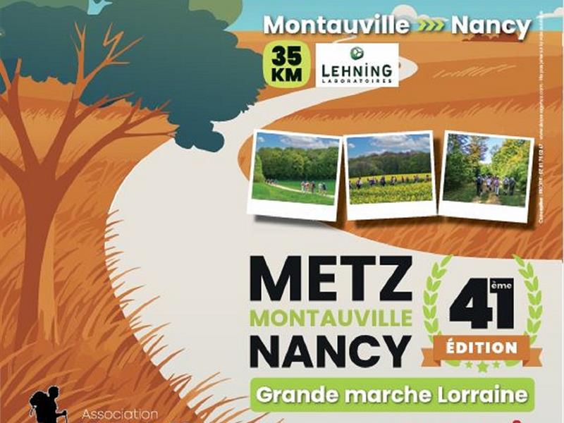 Grande marche lorraine : Metz - Montauville - Nancy