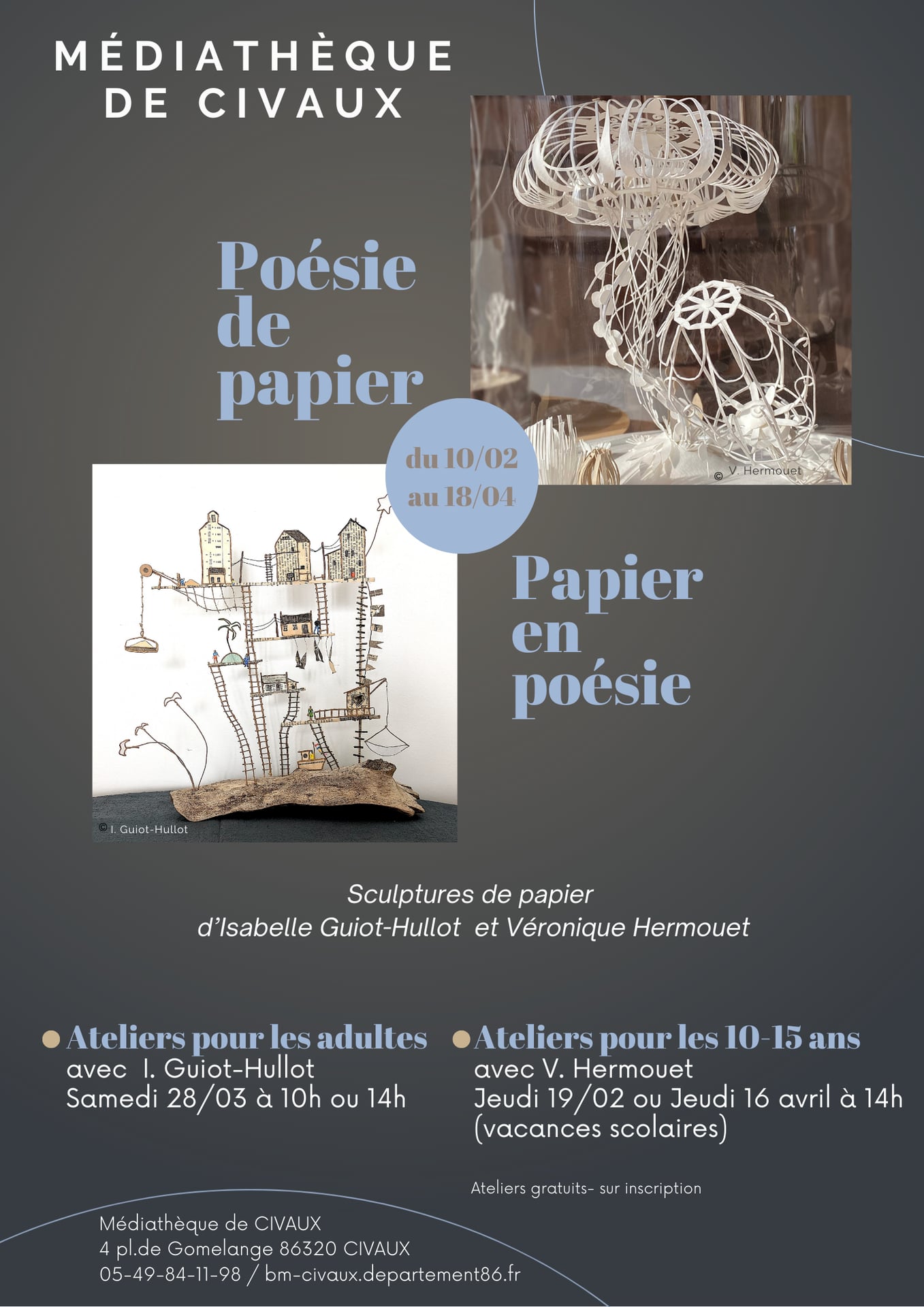 Poésie de papier, papier en poésie