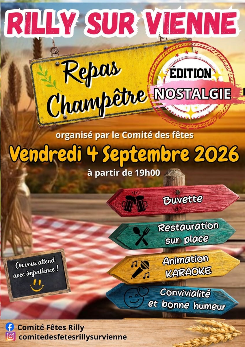 Repas champêtre - Edition Nostalgie
