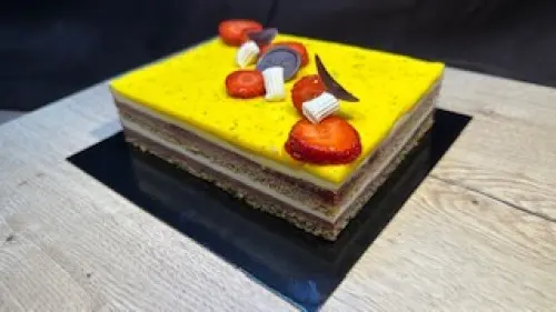 Atelier pâtisserie : entremet fruits rouges et citron