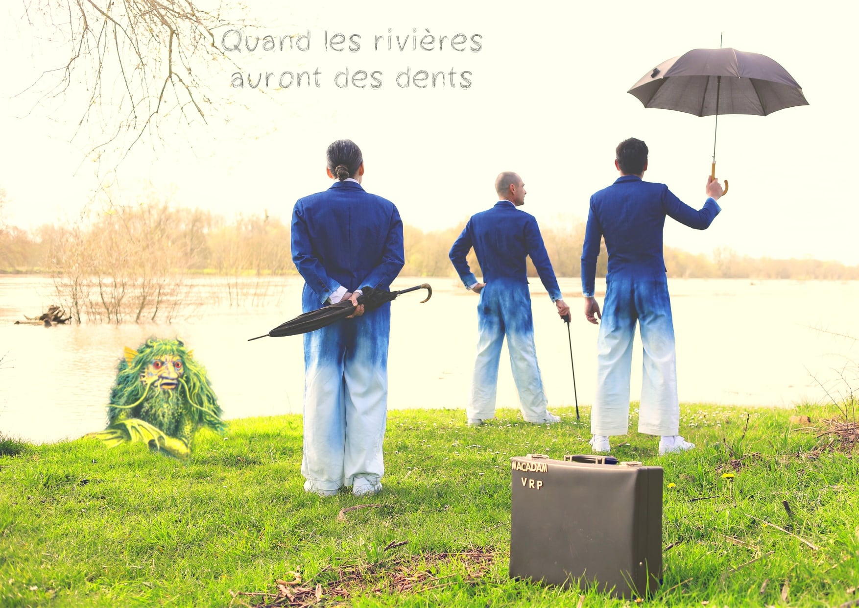 Spectacle déambulatoire "Quand les rivières auront des dents"