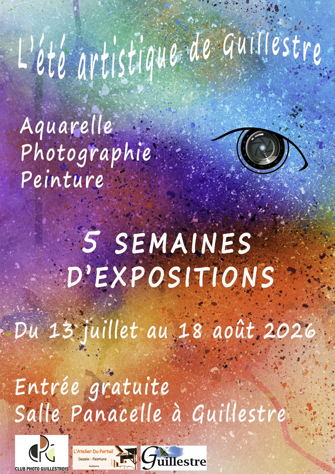 Exposition des photographies de l'atelier du Portail : l'été artistique
