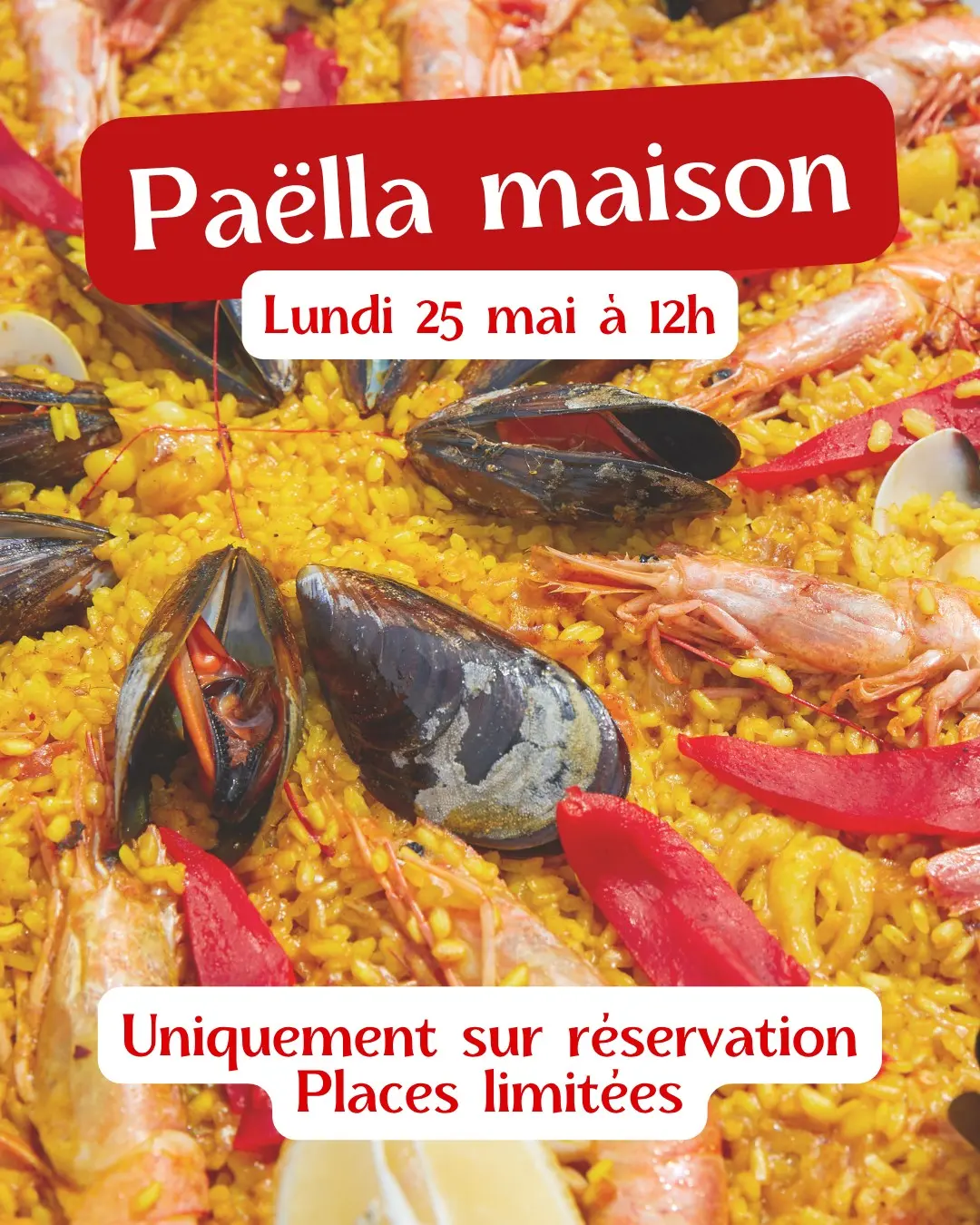 Paëlla maison au Carré d'Art