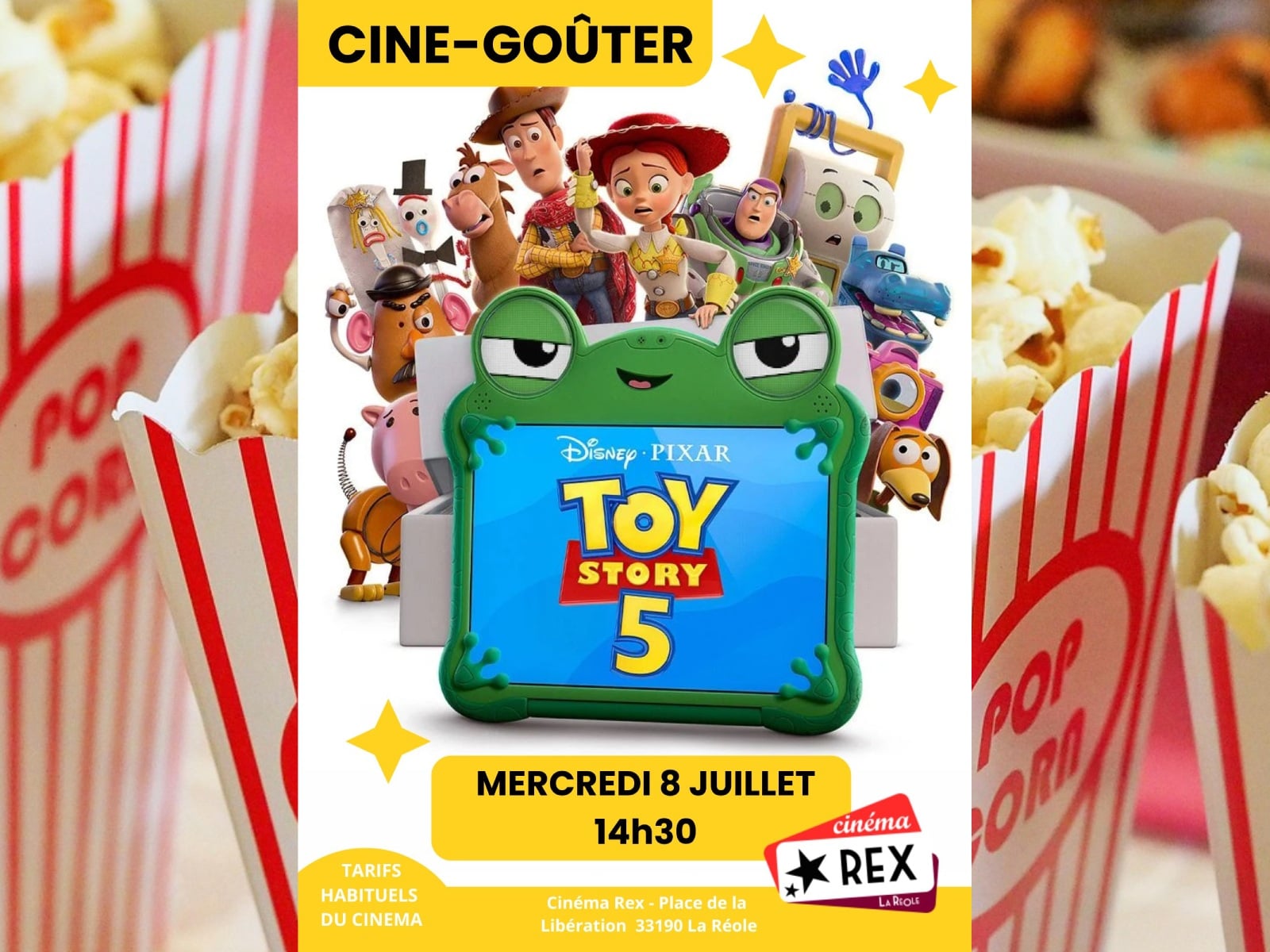 Ciné-goûter : Toy story 5