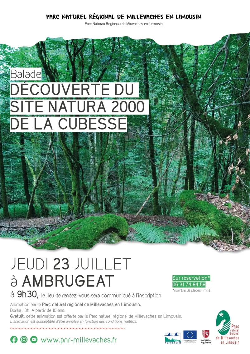 Découverte du site Natura 2000 de la Cubesse