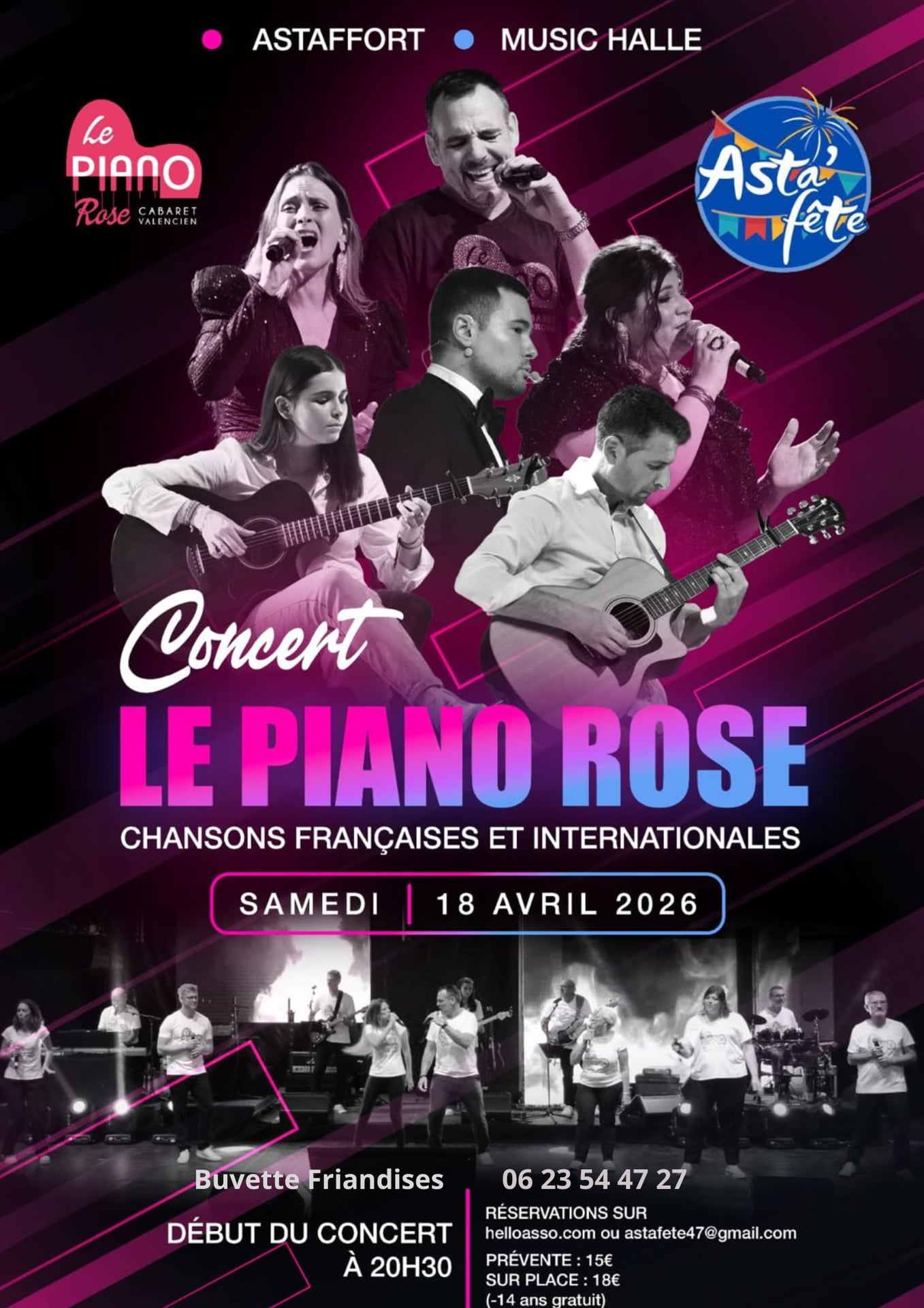 Concert le Piano Rose