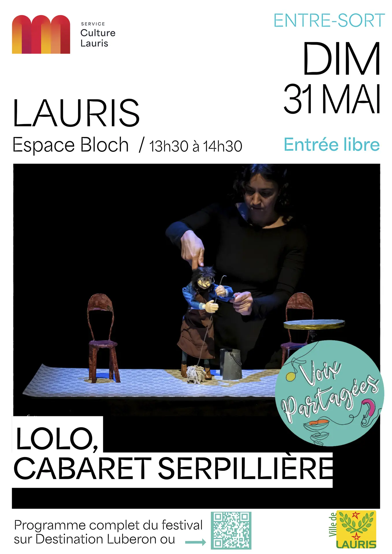 Lolo, Cabaret Serpillère - Festival "Voix Partagées"