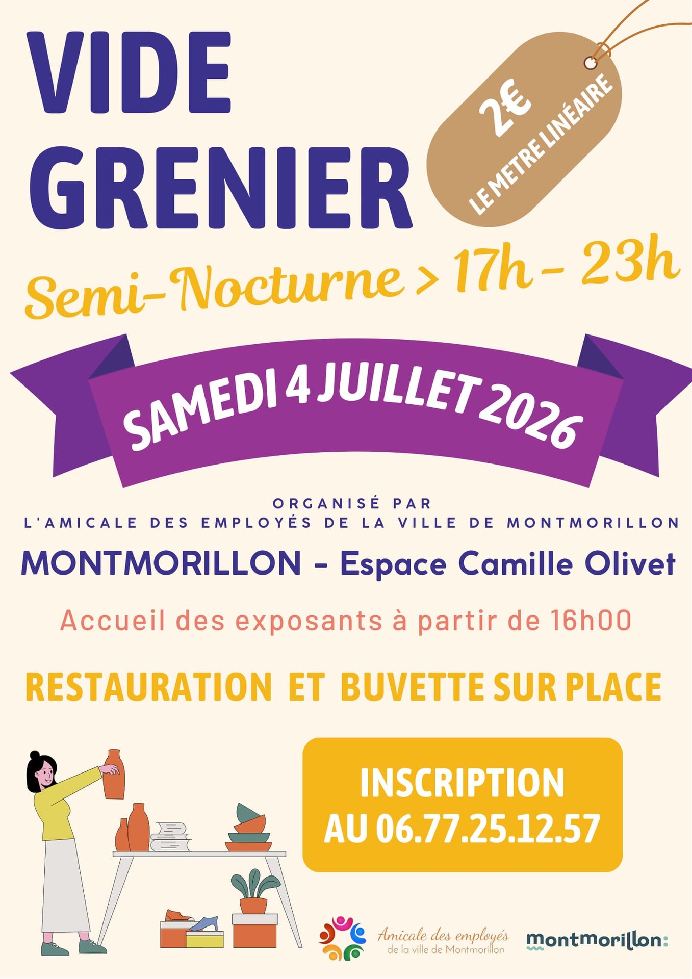 Vide grenier semi-nocturne