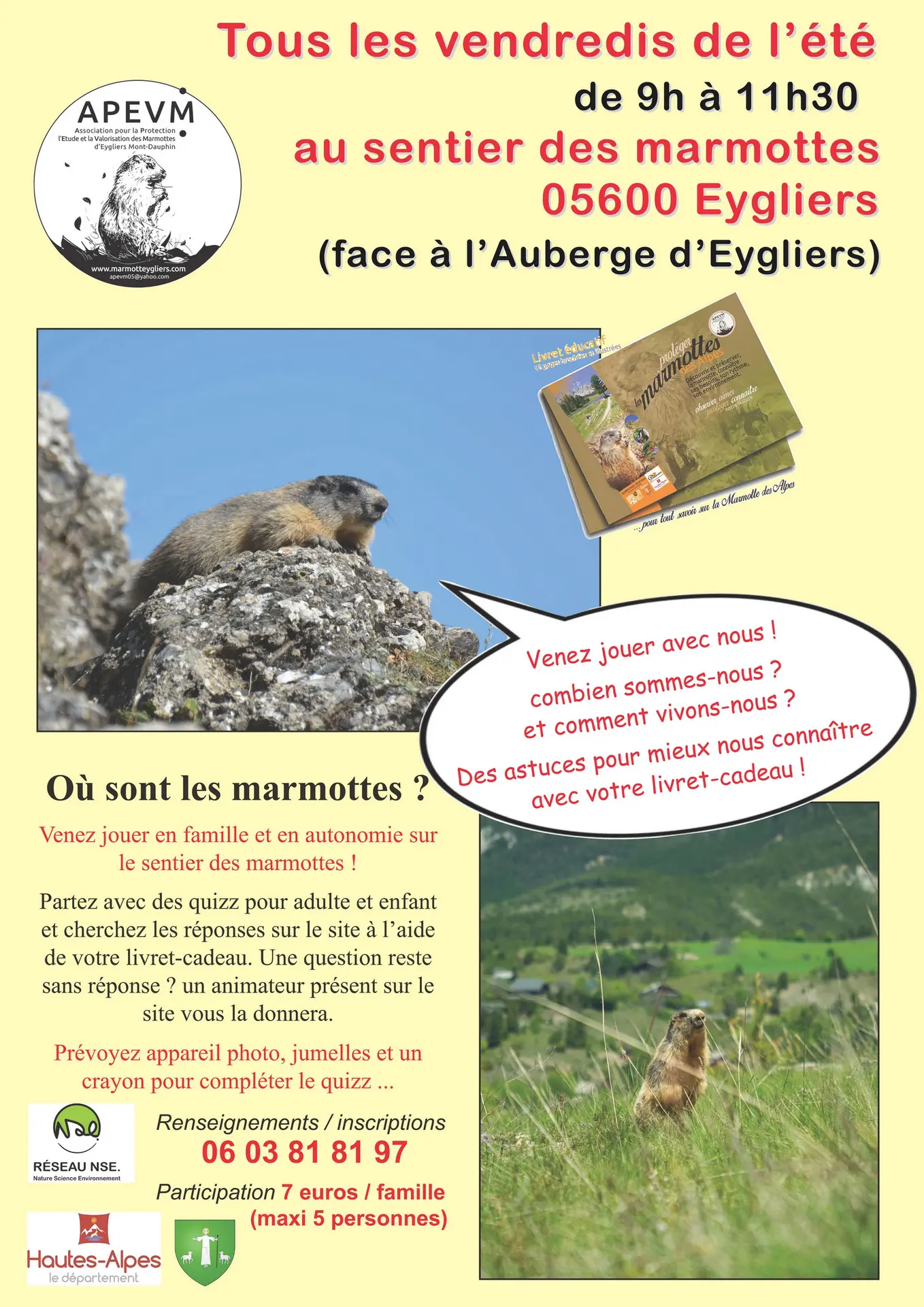 Où sont les marmottes ?