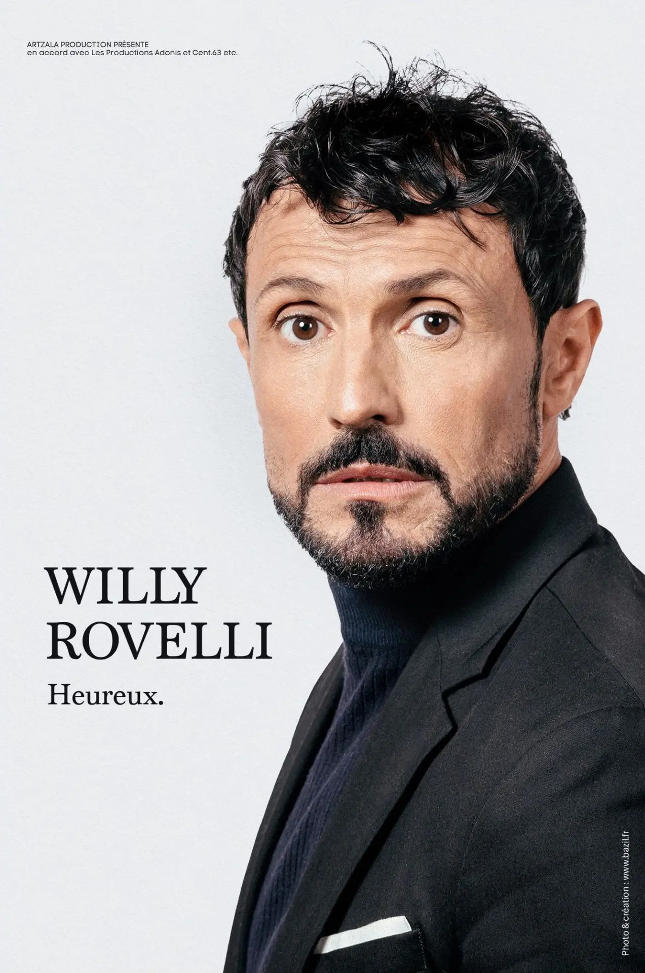 Spectacle - Willy Rovelli "Heureux"