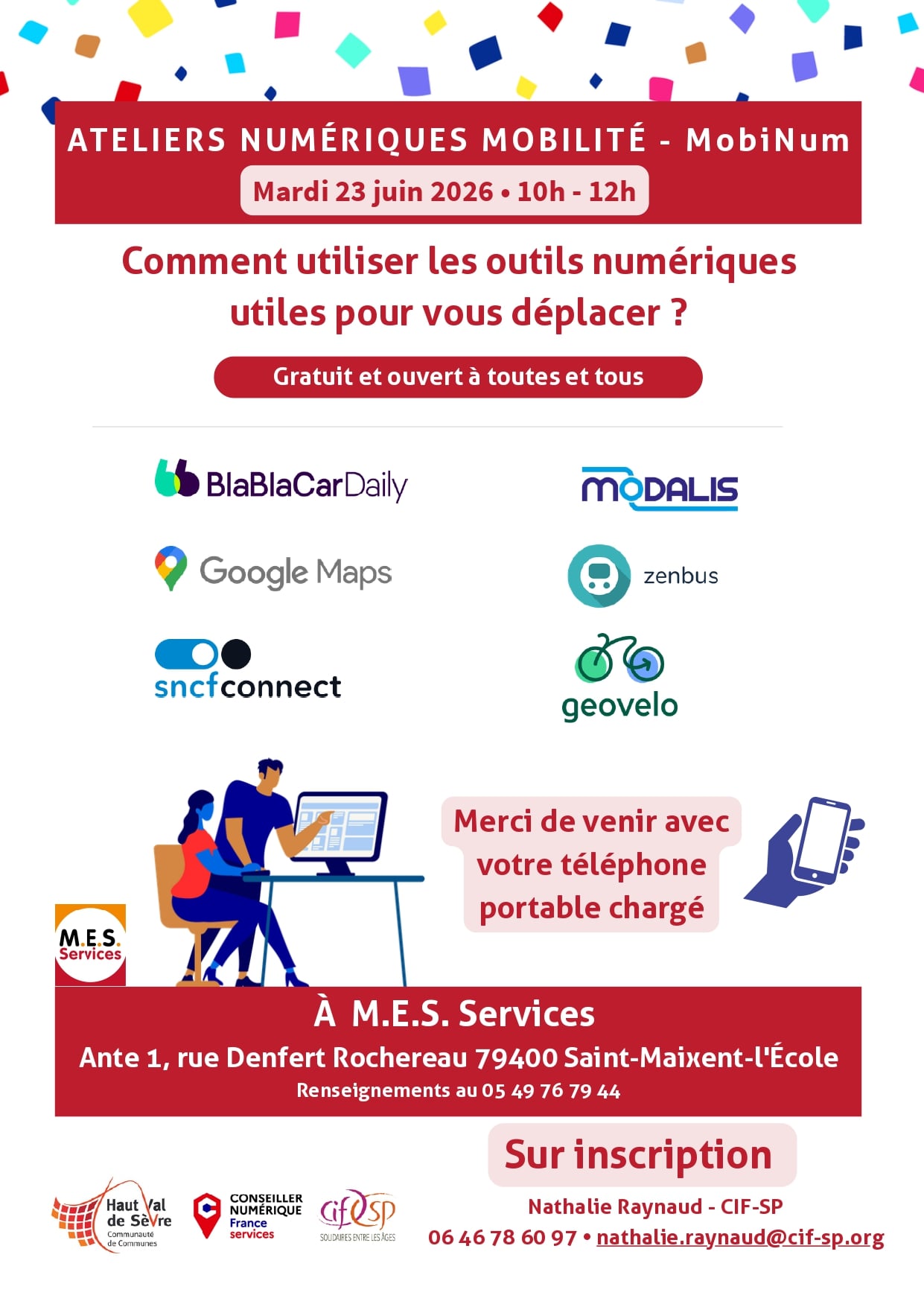 Ateliers numériques mobilité - MobiNum