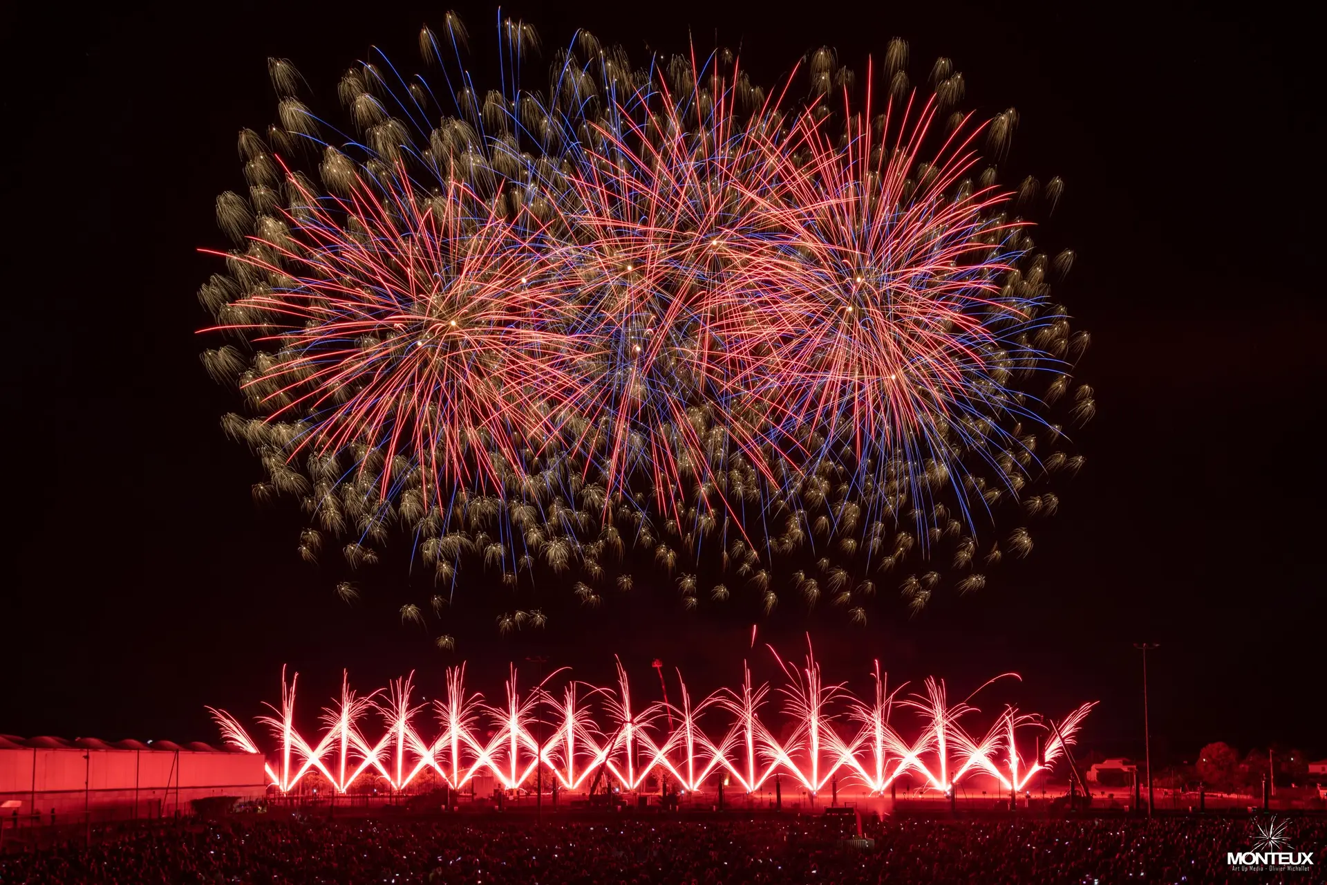 Le Feu de Monteux au Lac