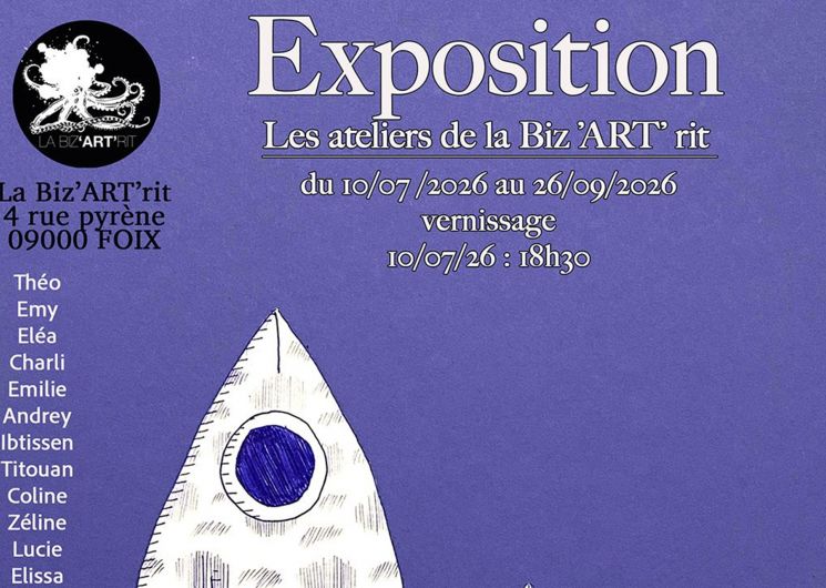 Exposition des ateliers de la Biz’Art’Rit
