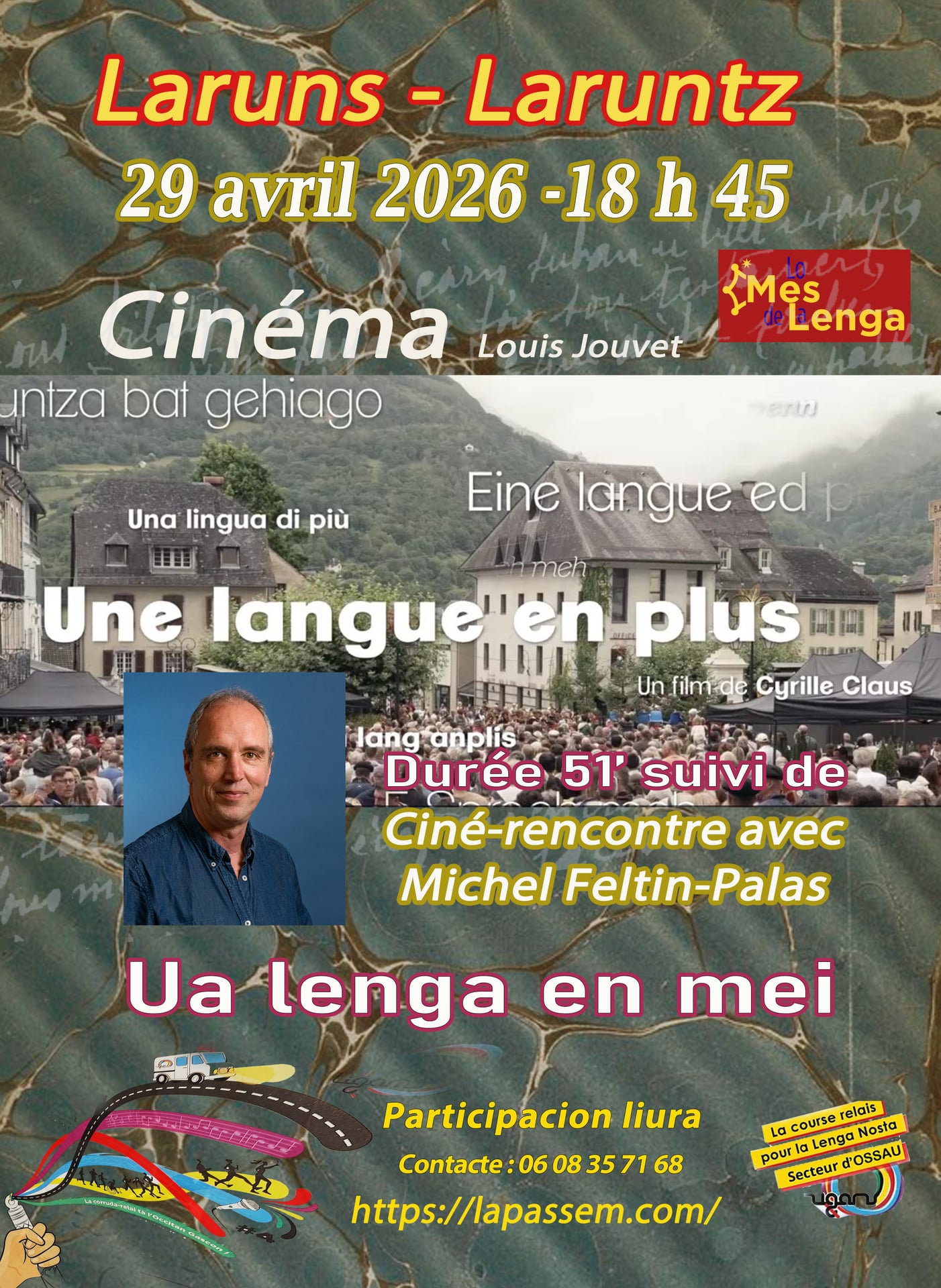 Projection du film "Une langue en plus"