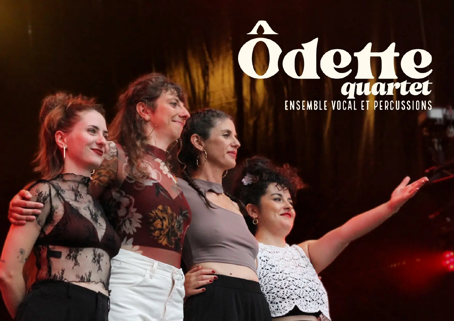 ÔDETTE QUARTET, polyphonies et percussions à Guillestre