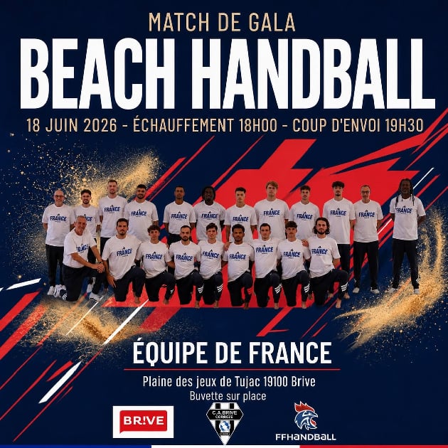 Match de gala Beach Handball (Plaine des jeux Tujac)