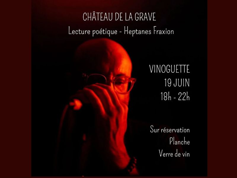 Lecture poétique au Château de la Grave
