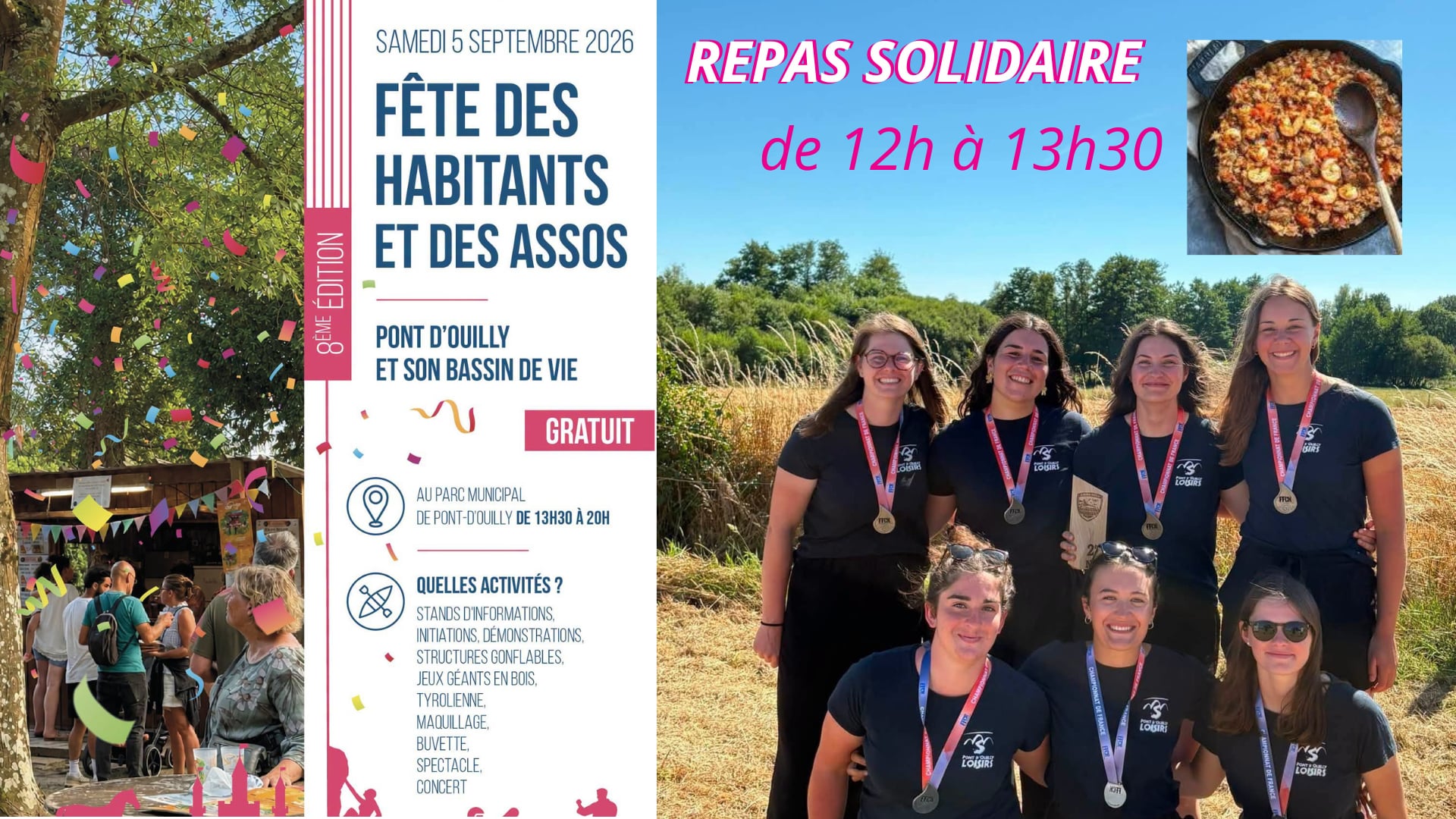 Fête des Habitants et des associations à Pont d'Ouilly