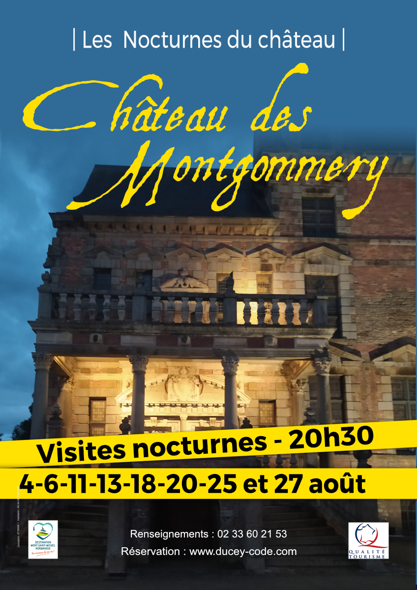 Visite guidée nocturne du château des Montgommery : une construction protestante ambitieuse