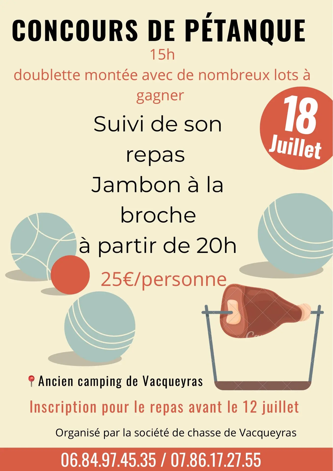 Concours de pétanque