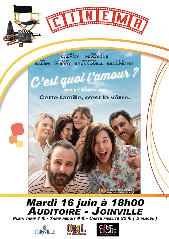 Cinéma à l'auditoire - C'est quoi l'amour ?