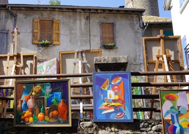 Exposition de peinture de la placette