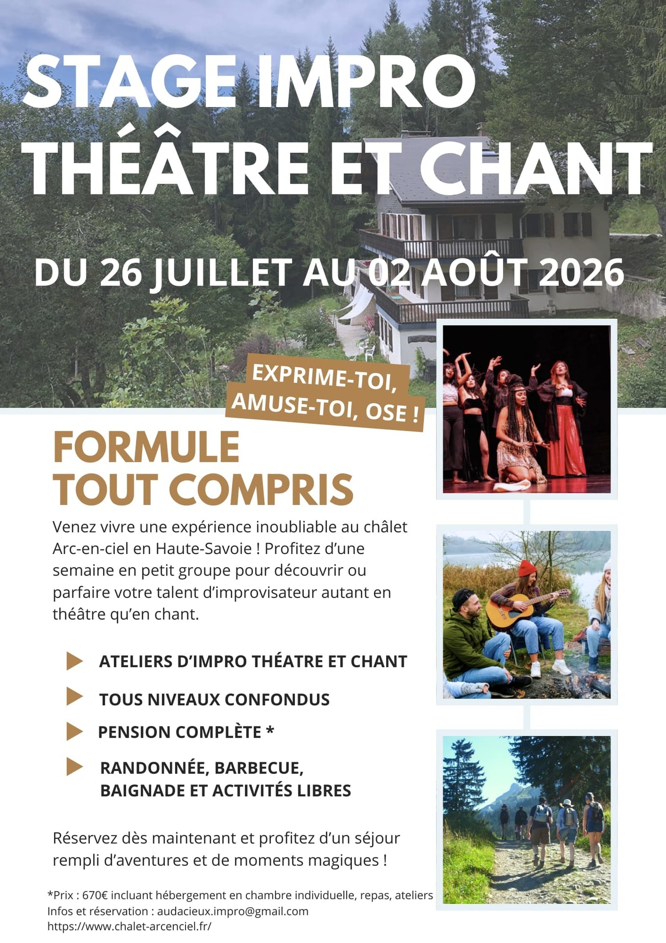 Stage Impro Théâtre et Chant
