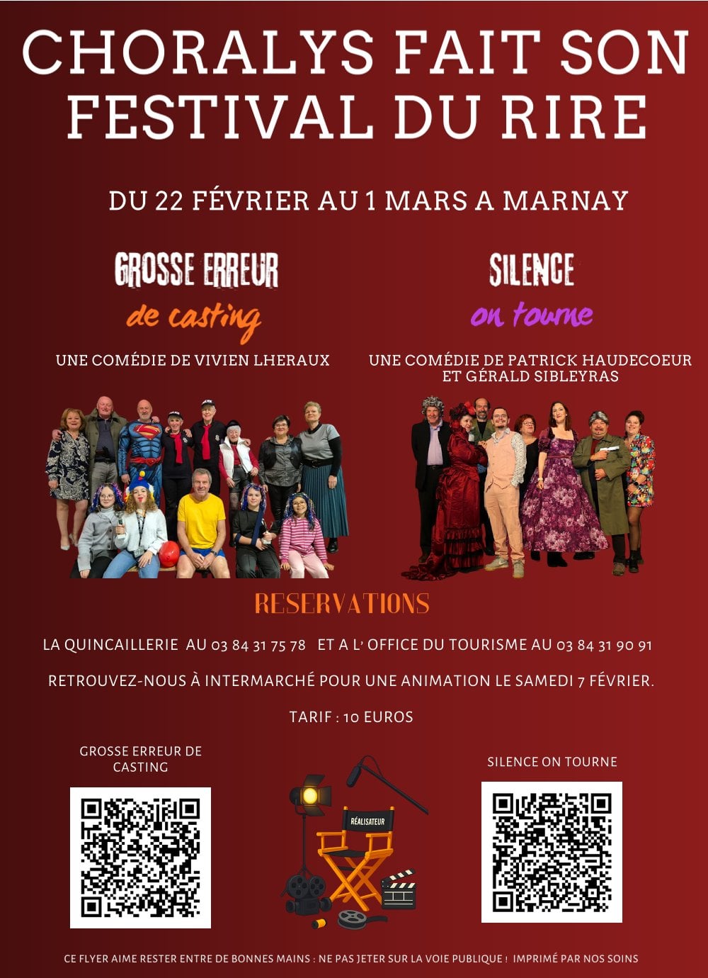Spectacle : Grosse erreur de casting