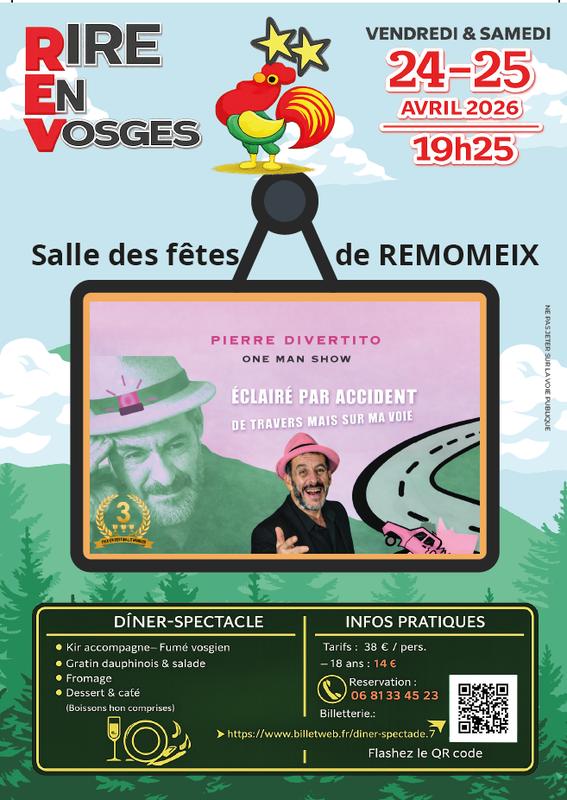 Spectacle Rire en Vosges