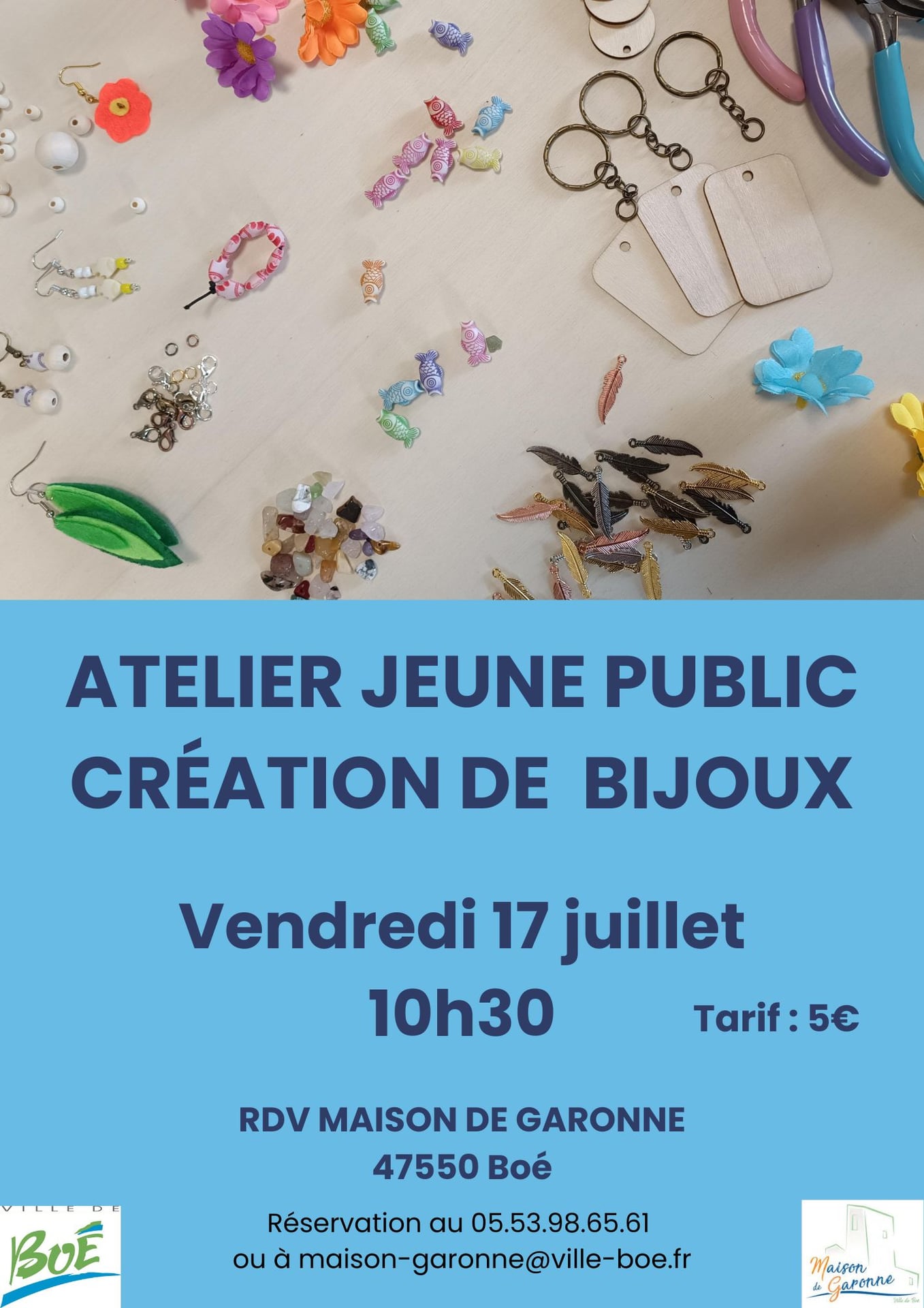 Atelier "bijoux nature"
