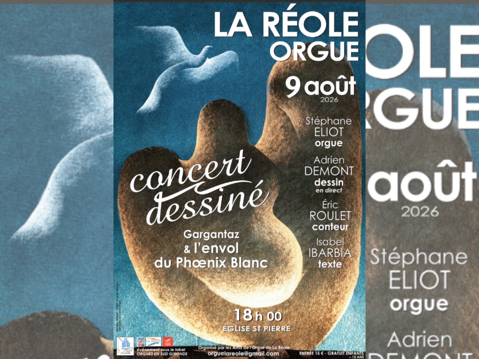 Concert dessiné Conte fantastique accompagné à l'orgue