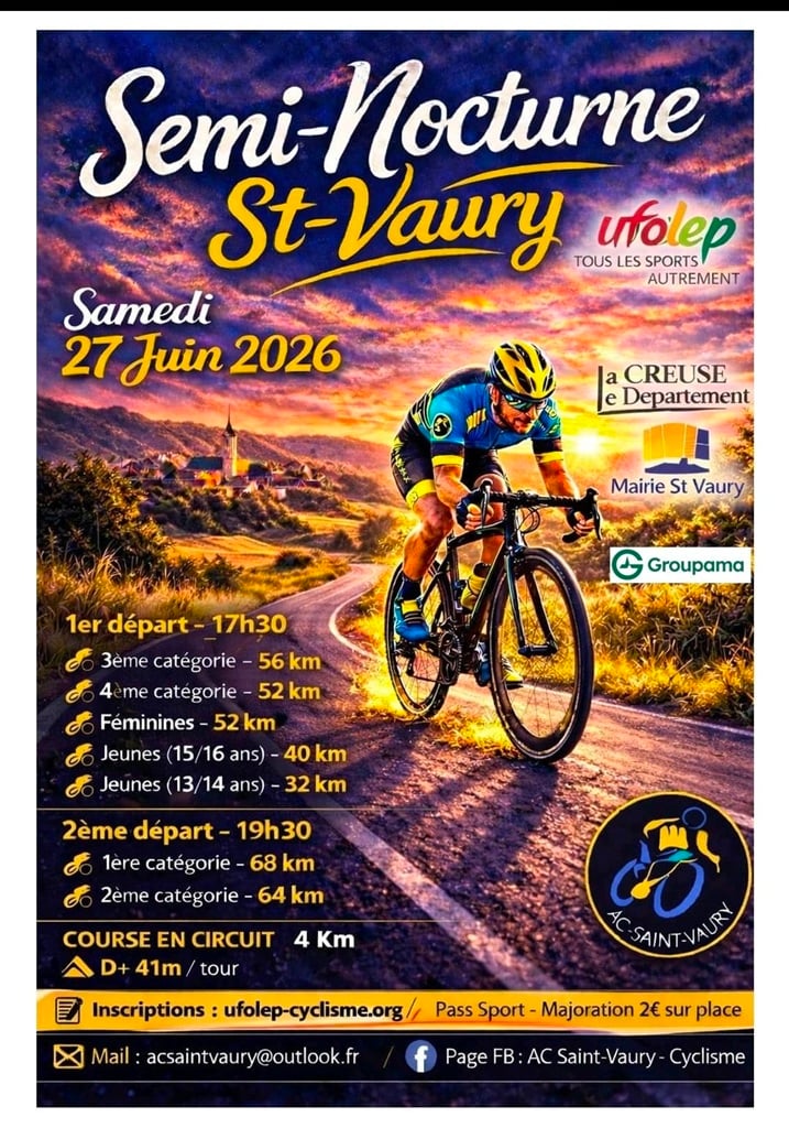 Course cycliste semi-nocturne