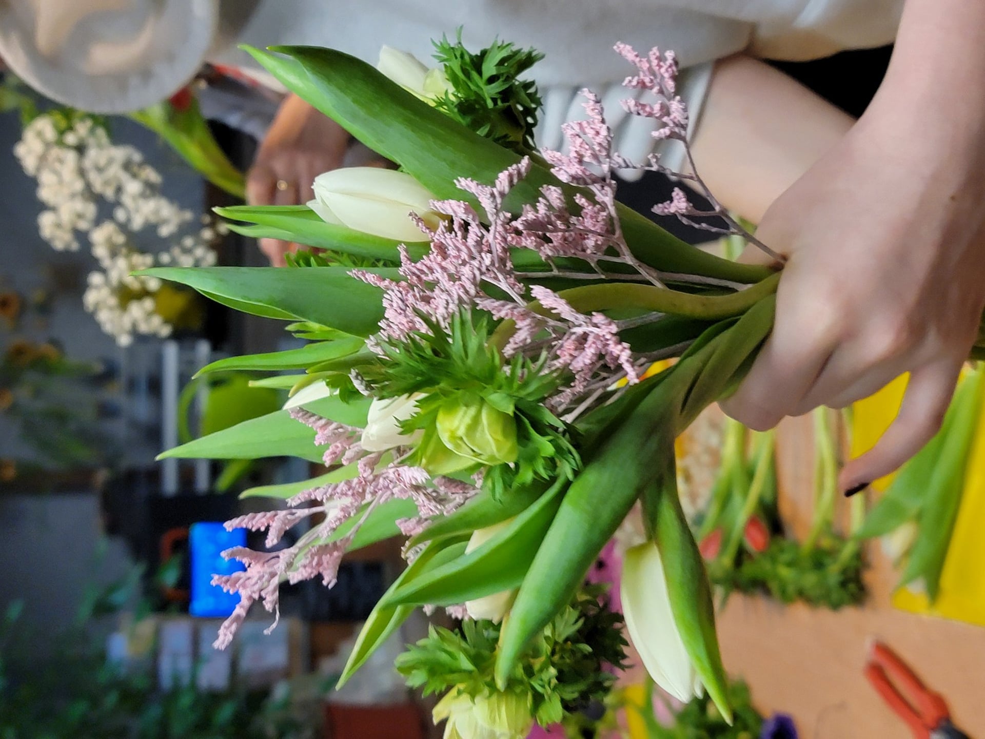 Stage composition florale