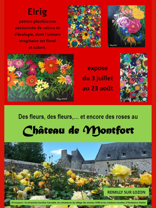 EXPOSITION AU CHATEAU DE MONTFORT
