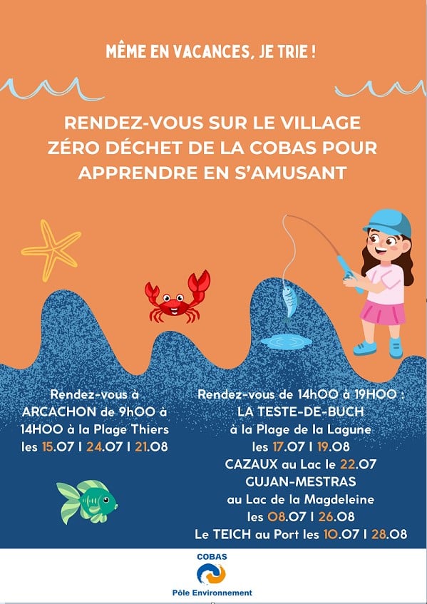 Arcachon : Même en vacances je tri !