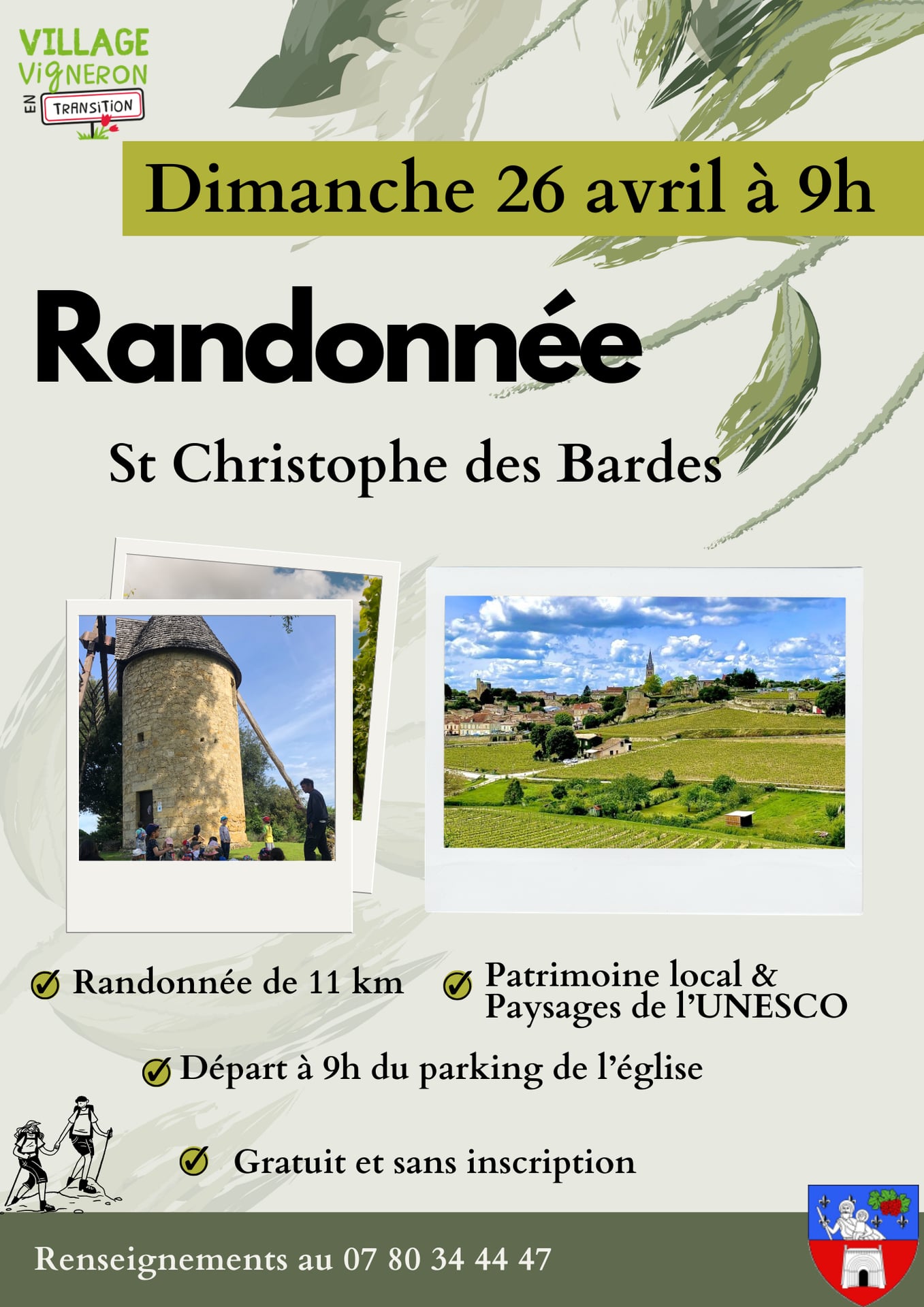 Découvrez le nouveau parcours randonnée à Saint-Christophe-des-Bardes