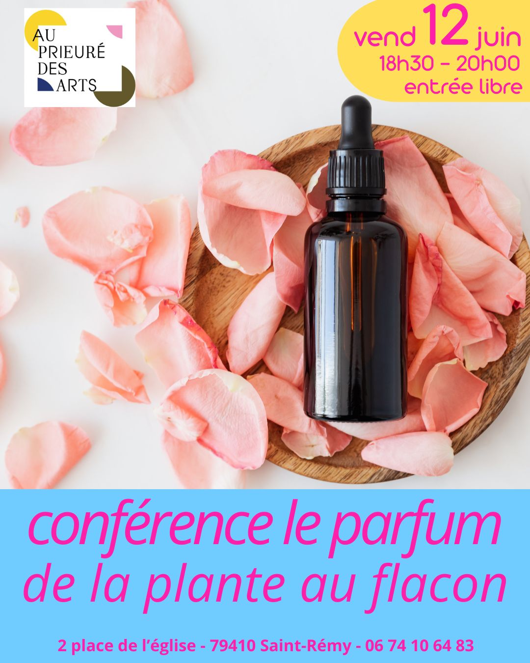 Conférence Le Parfum 3 - De la plante au flacon : quand la nature devient parfum à Saint-Rémy