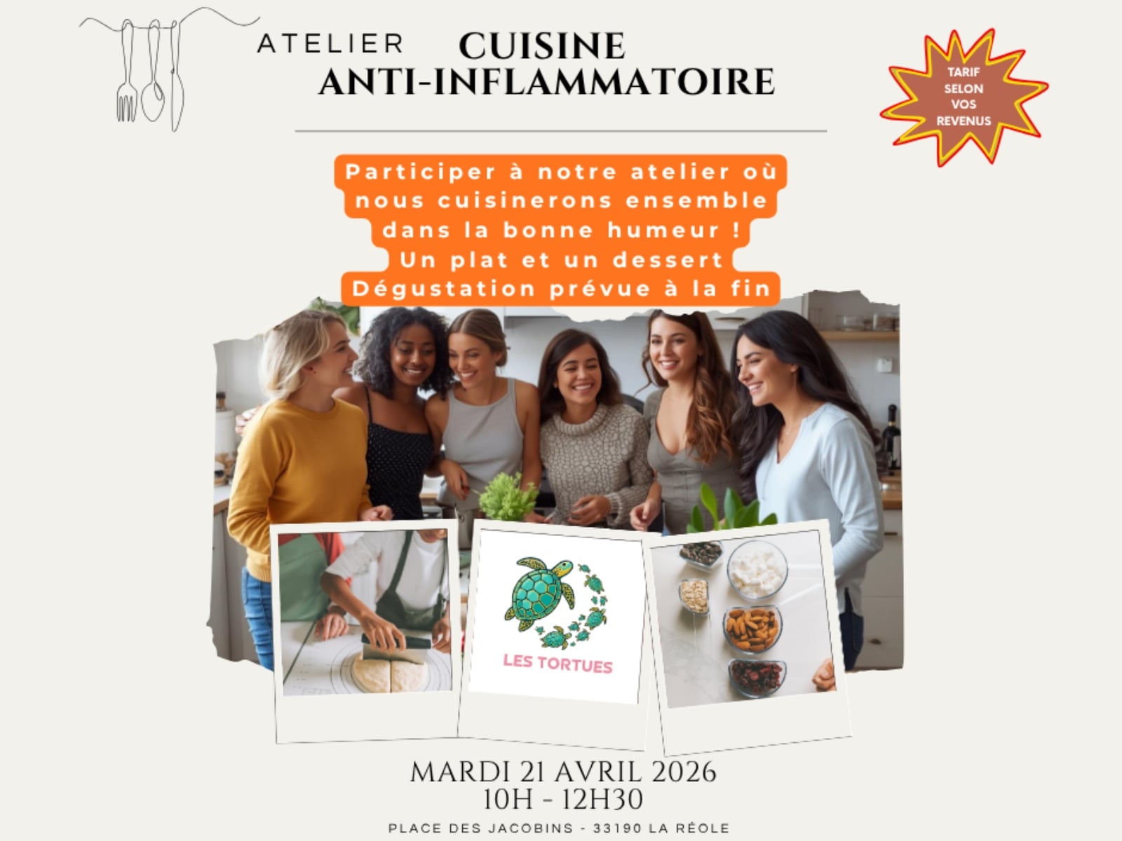 Atelier cuisine anti-inflammatoire