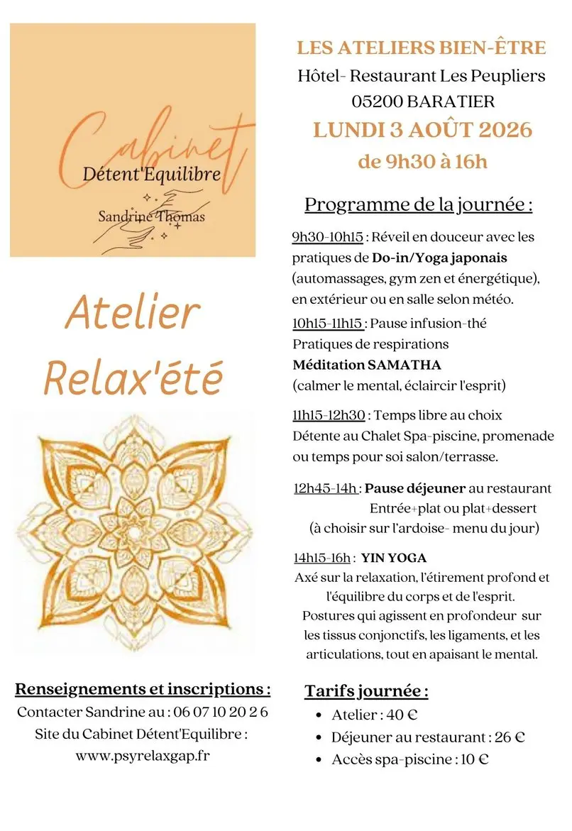 Atelier Relax'été